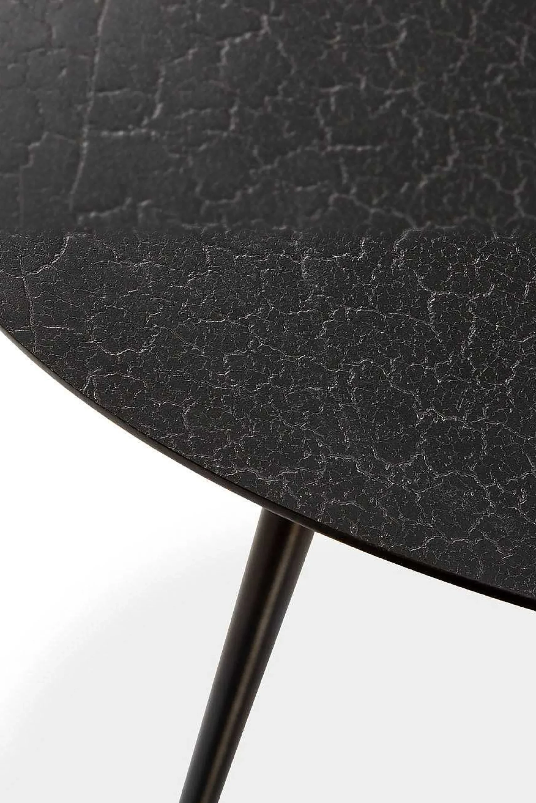 Luna Coffee Table, Black Lava, 20"
