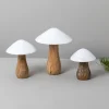 Mango Wood & Enamel Mushroom, Small^Be Home Best Sale