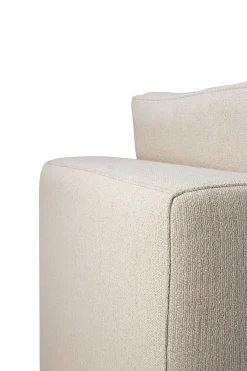 Mellow Single Seater Eco Fabric Sofa, Off White