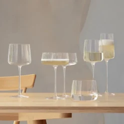 Metropolitan White Wine Glass, Set of 4^Be Home Clearance