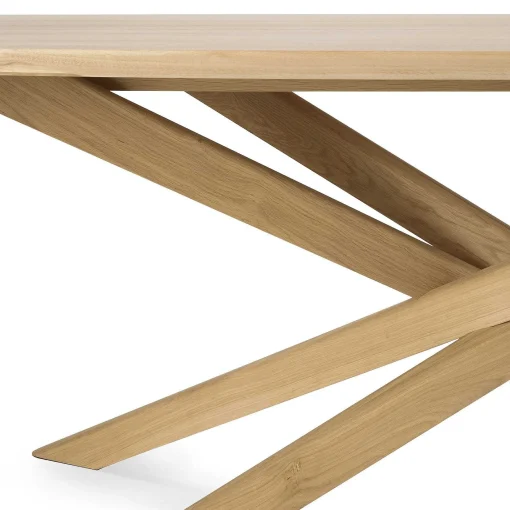 Mikado Solid Oak Oval Coffee Table