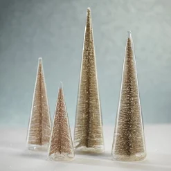 Modern Tree with Champagne Glitter, Large^Be Home Best Sale