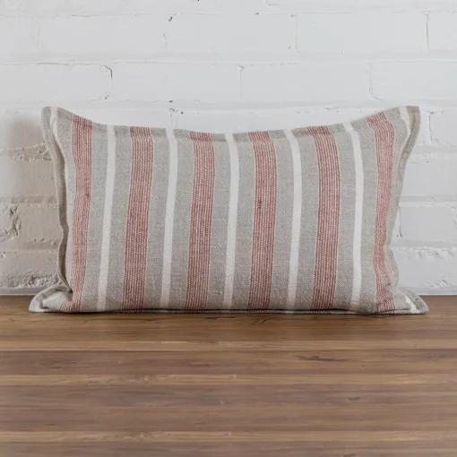 Montecito Rectangular Pillow, Terra Cotta & Natural^Be Home Fashion