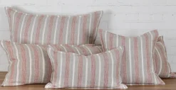 Montecito Rectangular Pillow, Terra Cotta & Natural^Be Home Fashion