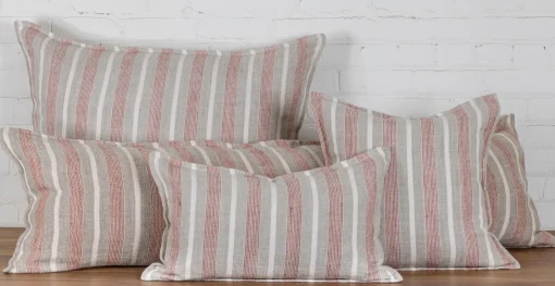 Montecito Rectangular Pillow, Terra Cotta & Natural^Be Home Fashion
