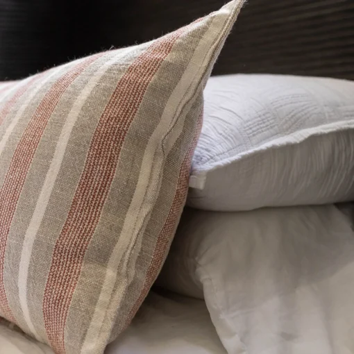Montecito Rectangular Pillow, Terra Cotta & Natural^Be Home Fashion