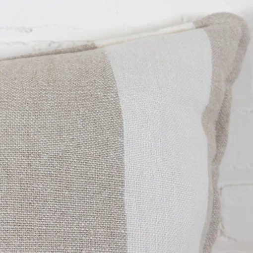 Monterey Square Pillow, Ocean & Natural^Be Home New