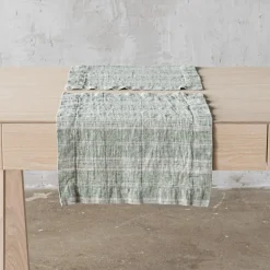 Multistripe Placemat, Forest Green and Natural, Set of 4^Be Home Flash Sale