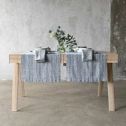 Multistripe Runner, Indigo and Natural