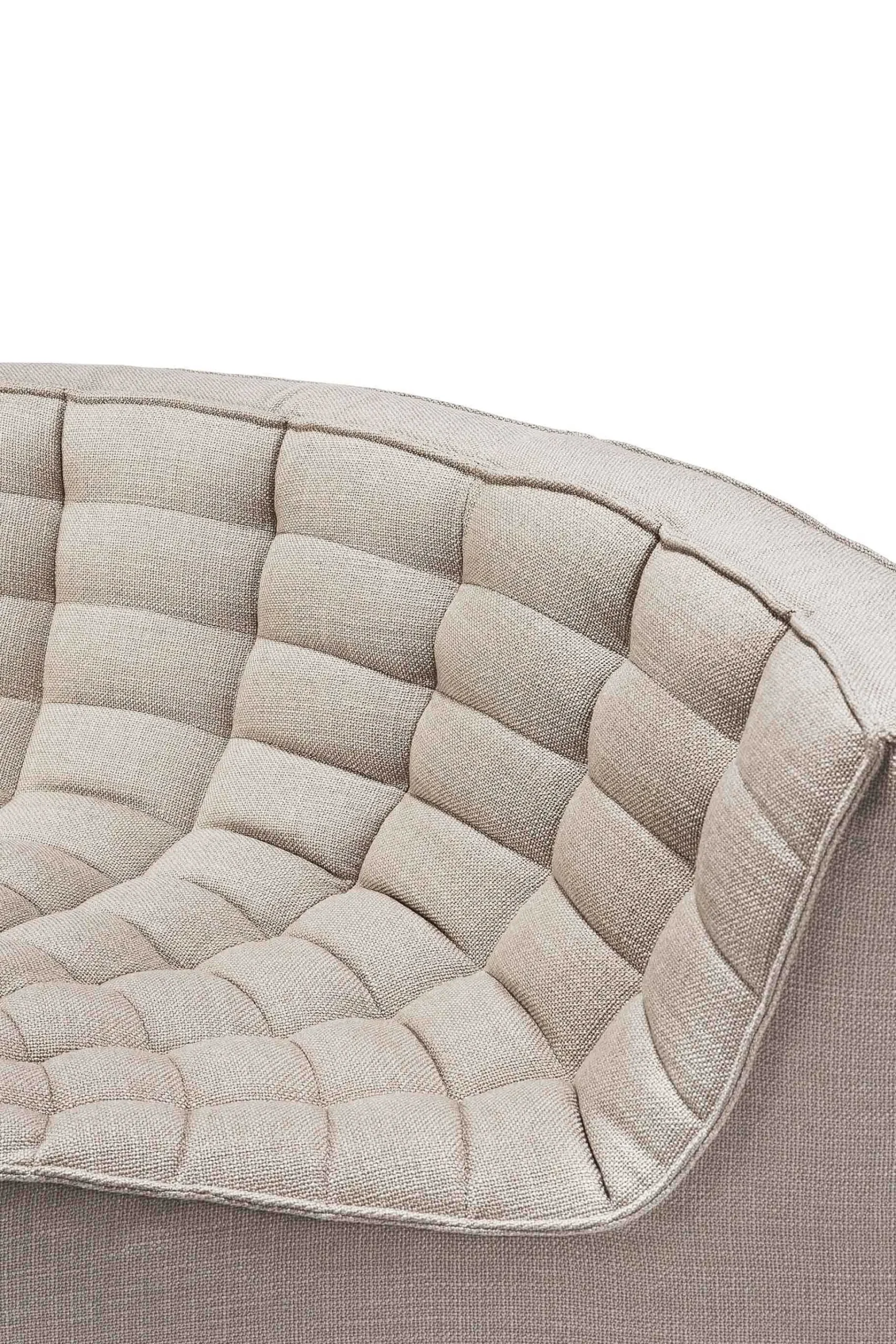 N701 Round Corner Sofa, Beige