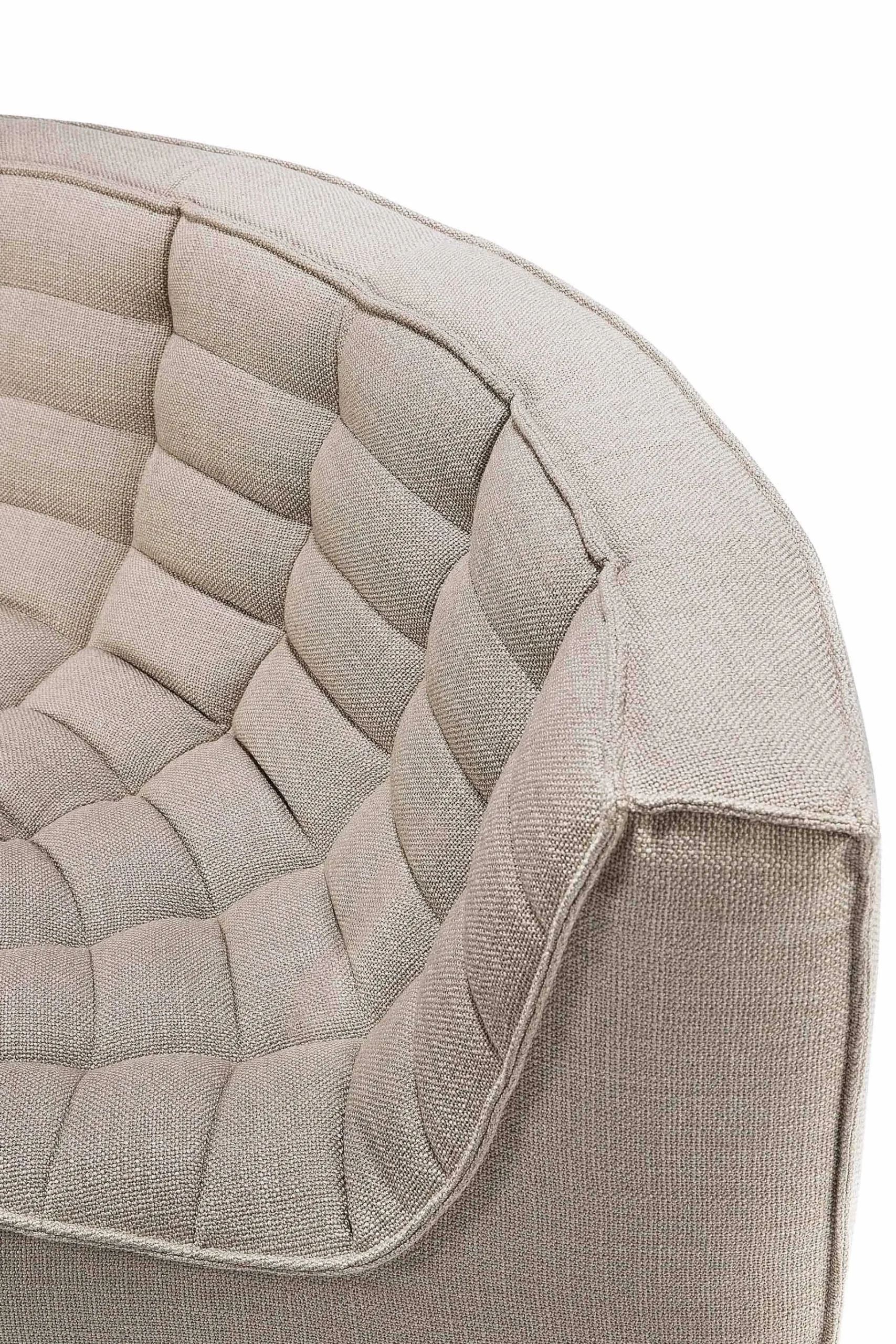 N701 Round Corner Sofa, Beige