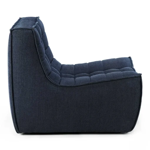 N701 Single Seater Eco Fabric Sofa, Graphite