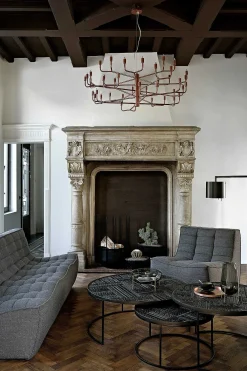 N701 Single Seater Sofa, Dark Grey