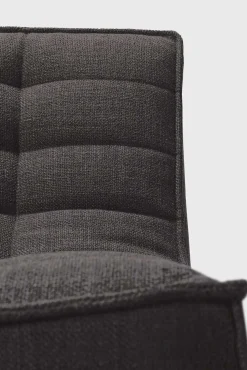 N701 Single Seater Sofa, Dark Grey