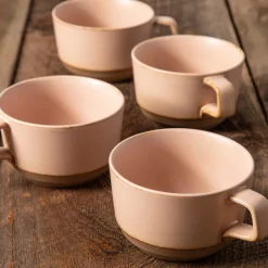 Naoshima Mug, Pink, Set of 4^Be Home Cheap