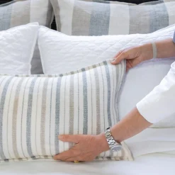 Naples Rectangular Pillow, Ocean & Natural^Be Home Clearance