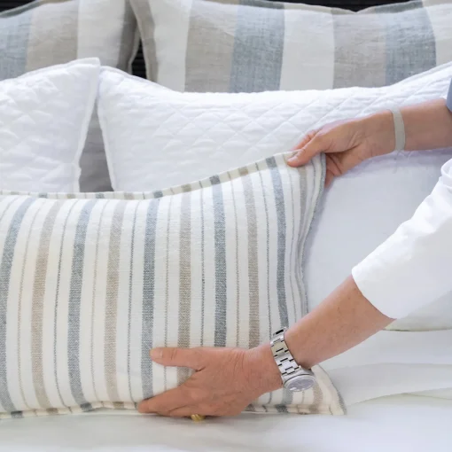 Naples Rectangular Pillow, Ocean & Natural^Be Home Clearance
