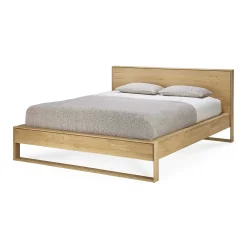 Nordic II Solid Oak Bed, King
