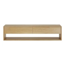 Nordic Solid Oak Media Console, 71