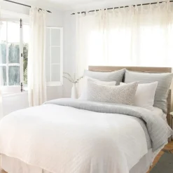 Ojai King Matelassé, White^Be Home Online