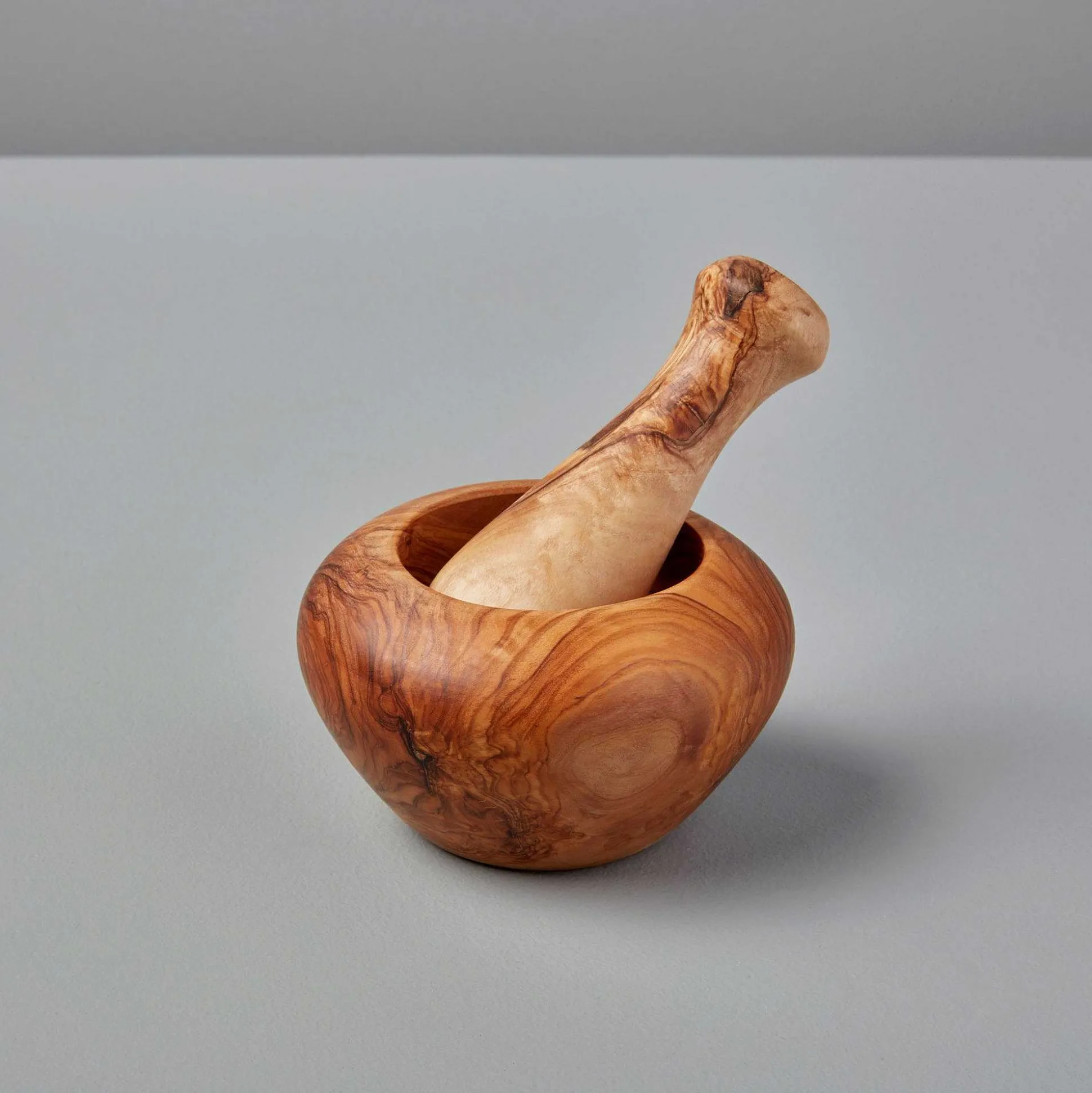 Olive Wood Mortar & Pestle