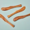 Olive Wood Spreaders, Set of 4
