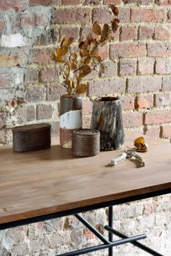 Oscar Solid Teak Desk, 55.5