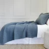 Oslo King Coverlet, Blue Denim^Be Home Flash Sale