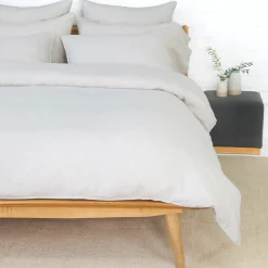 Parker Linen Euro Sham, Flax^Be Home New