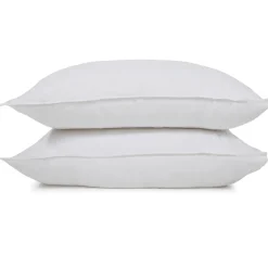 Parker Linen King Duvet Set, White^Be Home Store