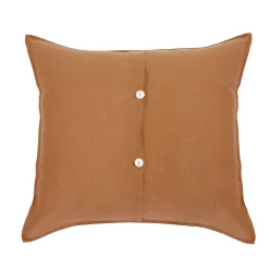 Parker Linen Queen Duvet Set, Terra Cotta^Be Home Cheap