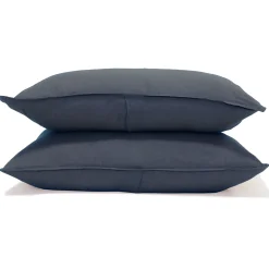 Parker Linen Queen Duvet Set, Navy^Be Home Best
