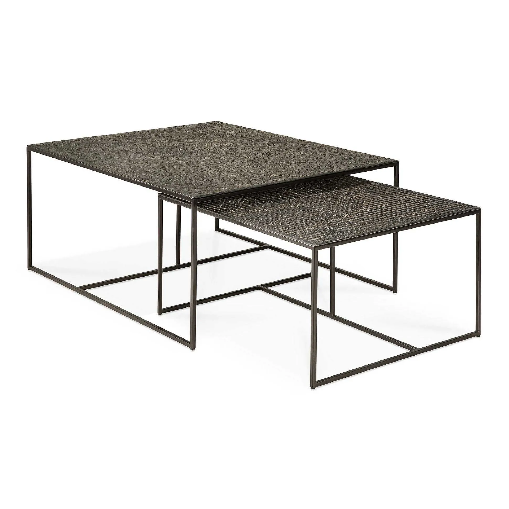 Pentagon Nesting Coffee Table, Set Of 2