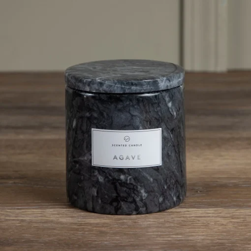 Pesa Marble Candle, Agave^Be Home Online