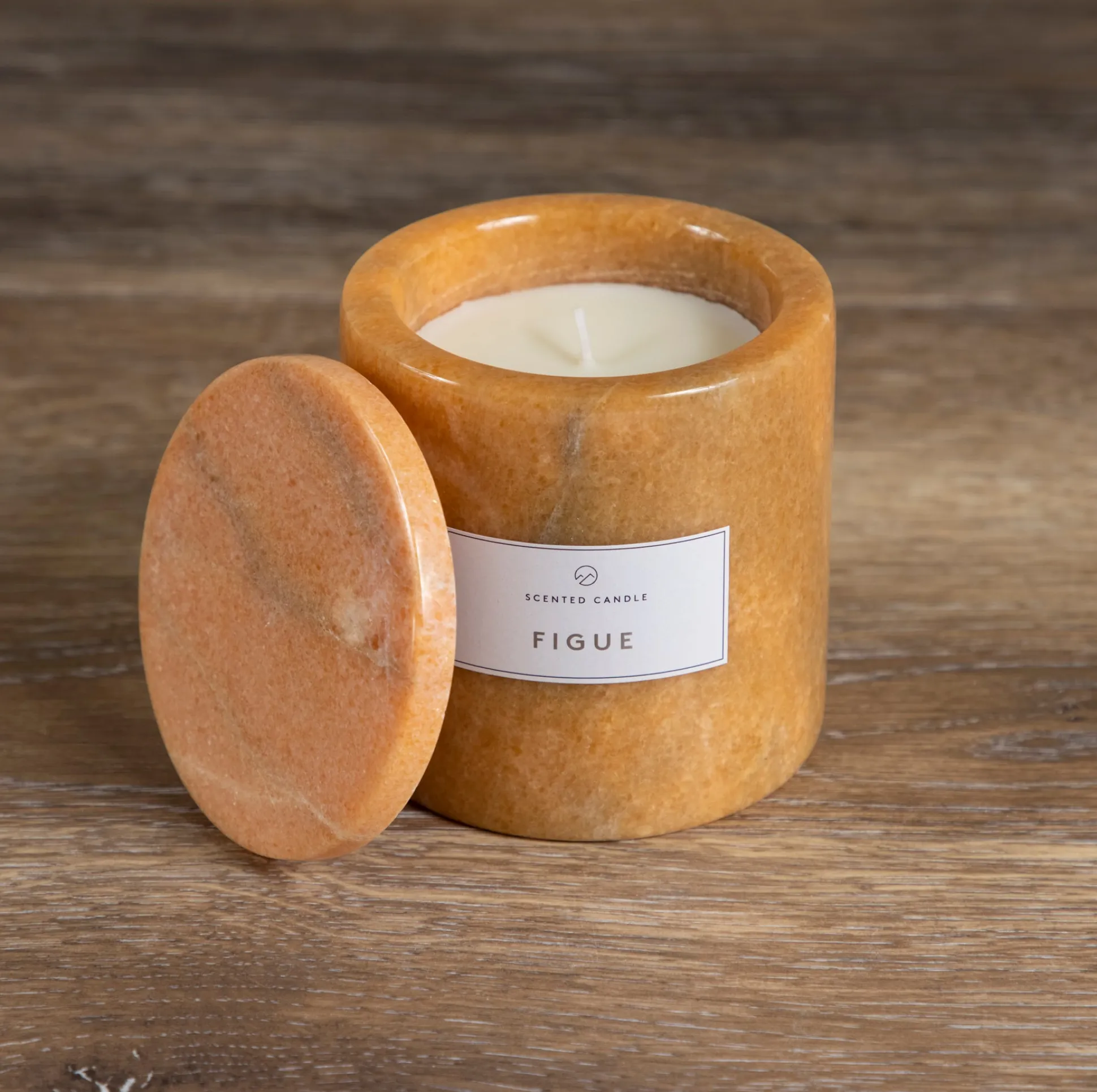 Pesa Marble Candle, Figue^Be Home Clearance