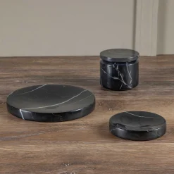 Pesa Marble Storage Box, Black