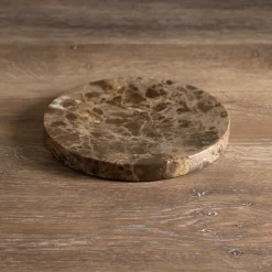 Pesa Marble Tray, Large, Brown