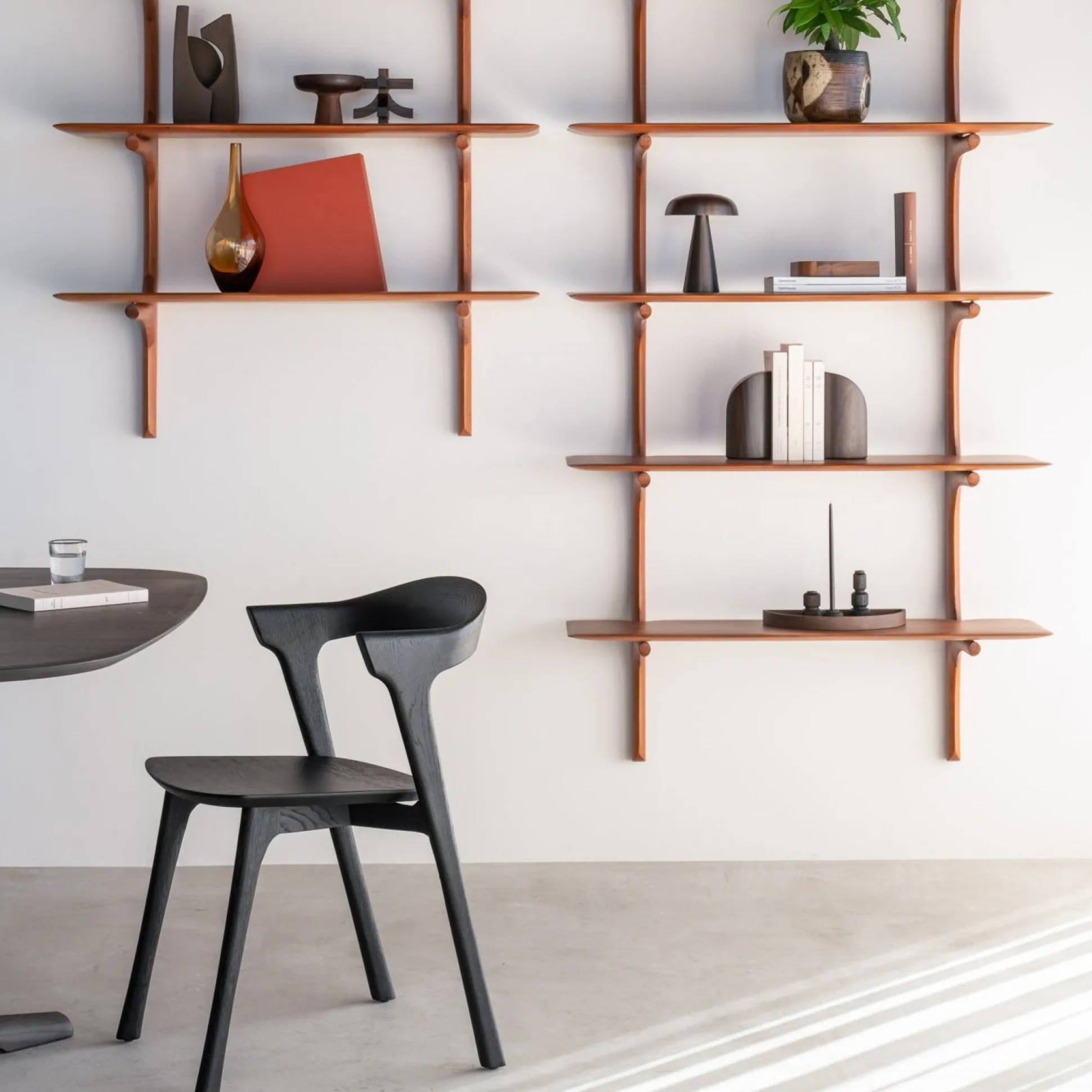 Pi Dark Brown Mahogany Bookends, Set Of 2^Be Home Online