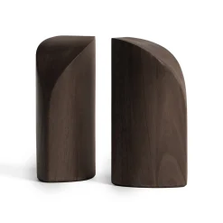 Pi Dark Brown Mahogany Bookends, Set Of 2^Be Home Online