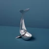 Polished Aluminum Whale Spoon Rest