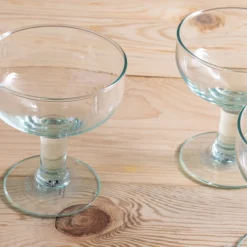 Premium Recycled Coupe Glass, Set of 4^Be Home Clearance
