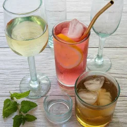 Premium Recycled Double Old Fashioned Glass, Set of 4