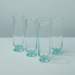 Premium Recycled Footed Champagne Flute, Set of 4^Be Home Sale