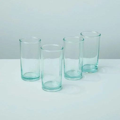 Premium Recycled Highball Glass, Set of 4