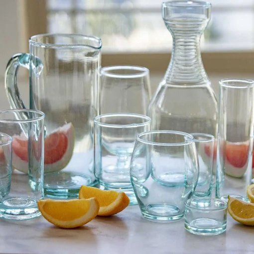 Premium Recycled Highball Glass, Set of 4