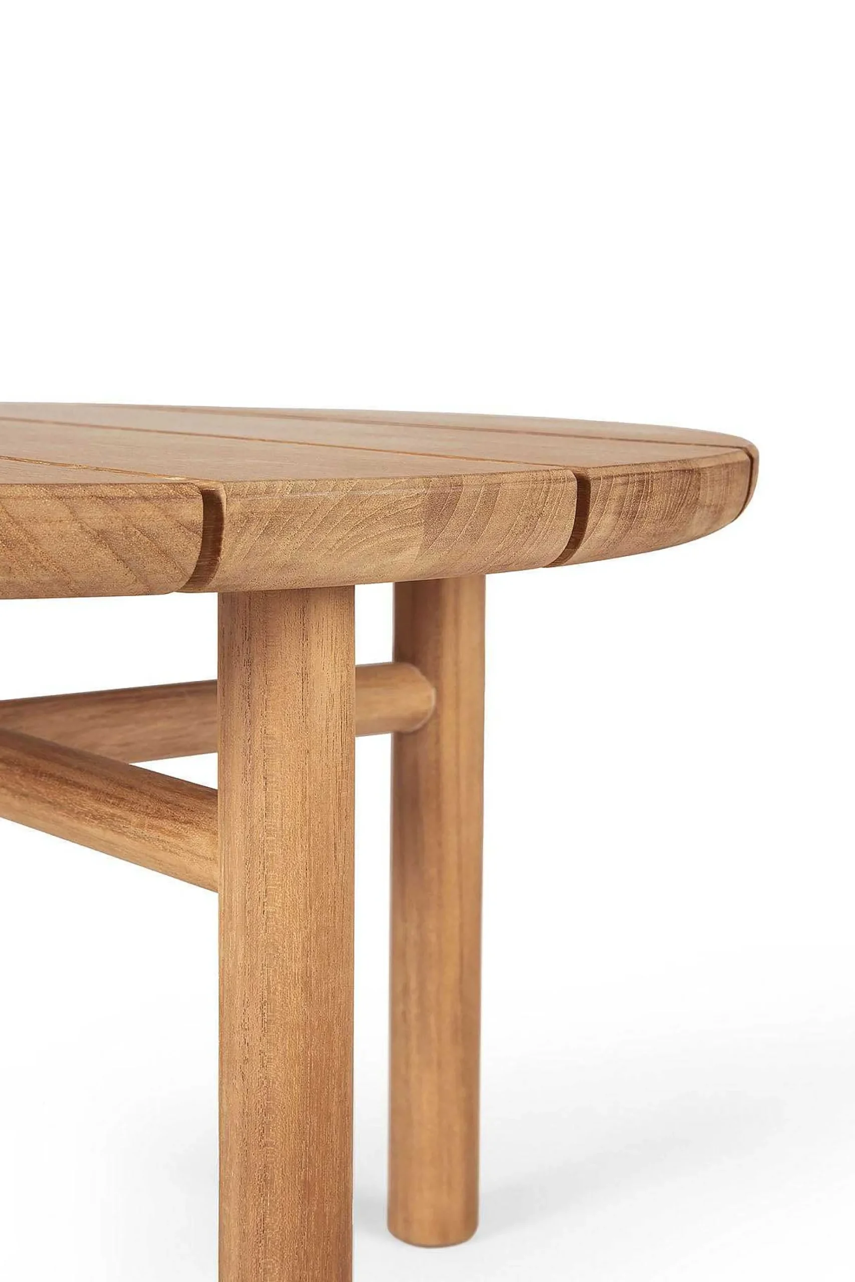 Quatro Solid Teak Outdoor Coffee Table, 38"