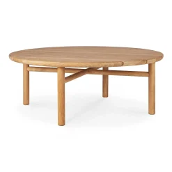 Quatro Solid Teak Outdoor Coffee Table, 38