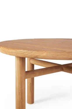 Quatro Solid Teak Outdoor Coffee Table, 38