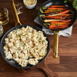 Reserve Cookware 2 Piece Frypan Set, Black