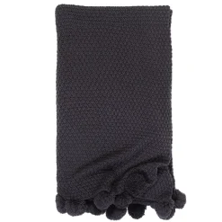 Riley Oversized Throw, Navy^Be Home Hot